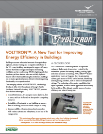 Descriptions of how Eclipse VOLTTRON can be used to enable improved control of building operations and energy efficiency.